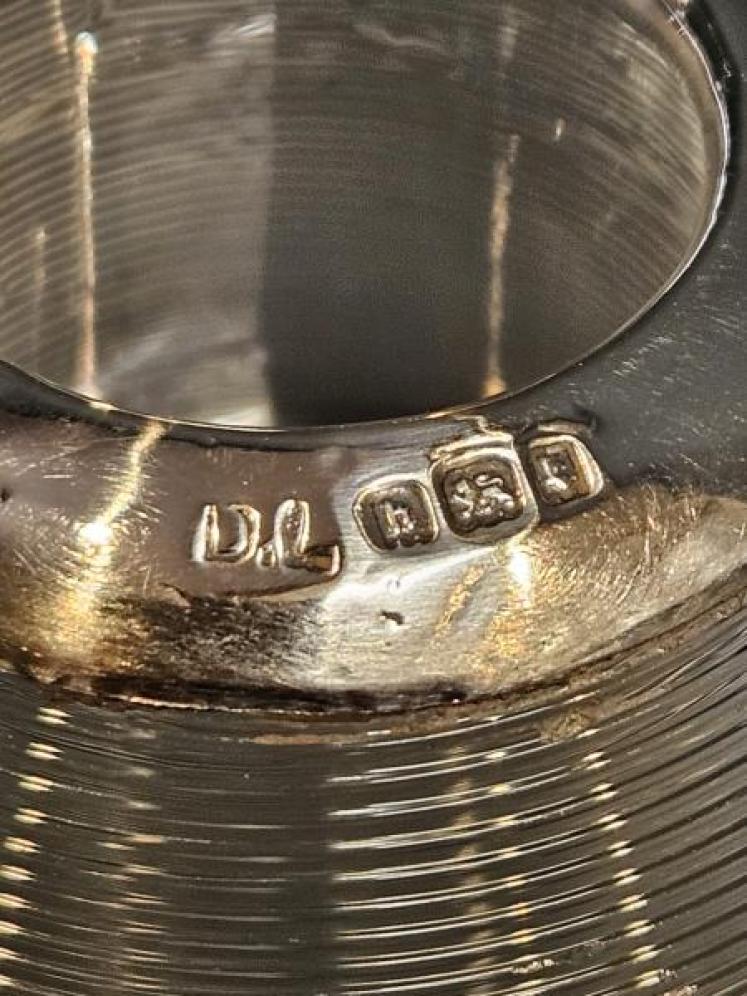 George V Silver and Crystal Match Striker - Image 3