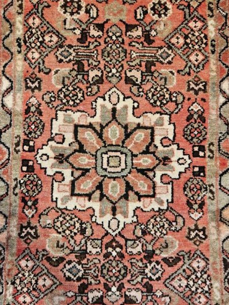Antique Persian Wool Runner Rug - Image 2