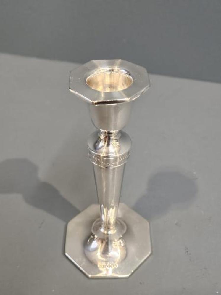 Pair of George V Silver Candlesticks  - Image 4
