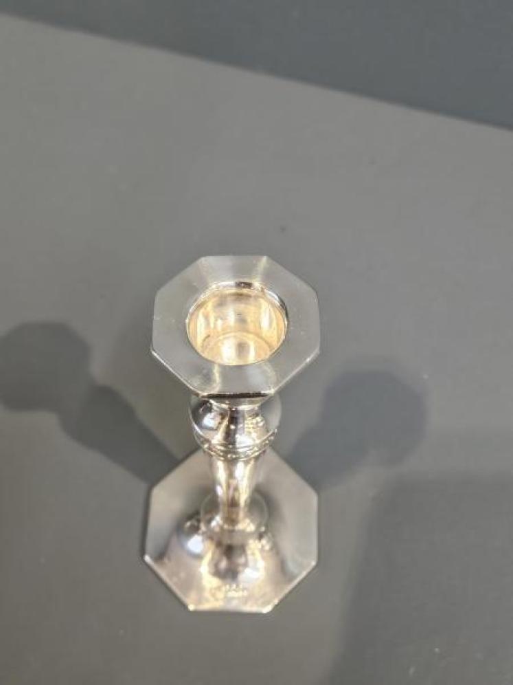 Pair of George V Silver Candlesticks  - Image 5