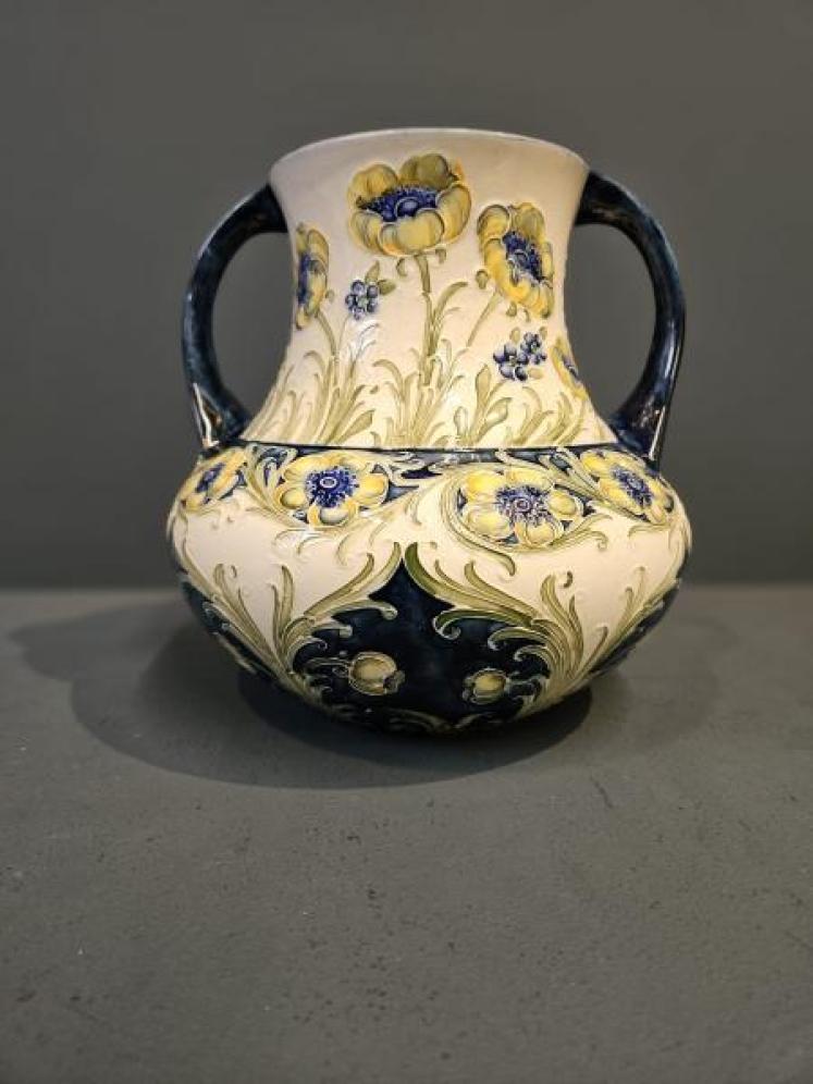 Moorcroft Macintyre Poppies Twin Handle Vase - Image 2