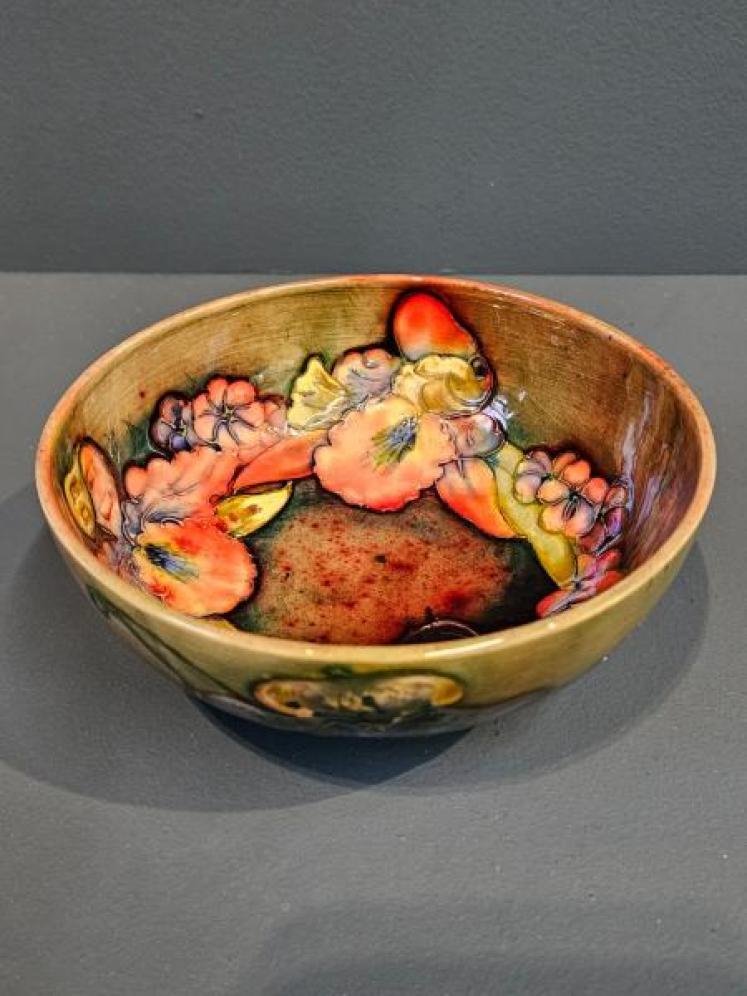 Moorcroft Orchid Flambe Bowl - Image 1