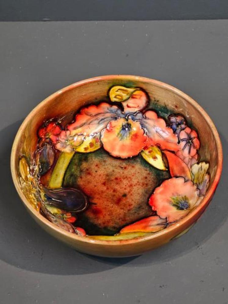Moorcroft Orchid Flambe Bowl - Image 6
