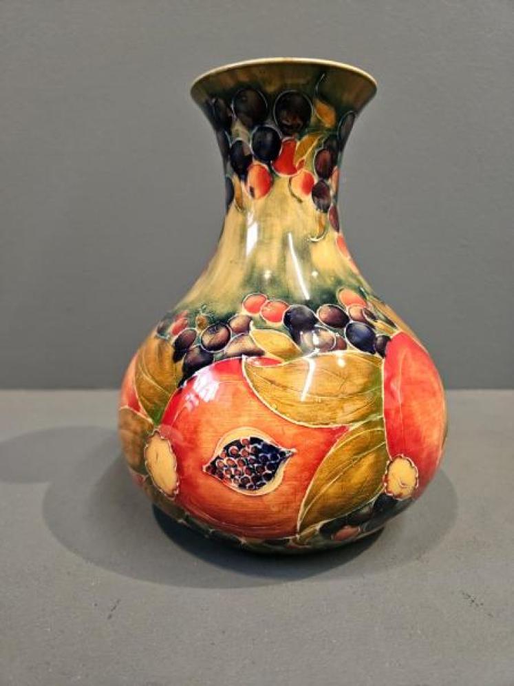 Moorcroft Liberty's Green Pomegranate Vase - Image 2