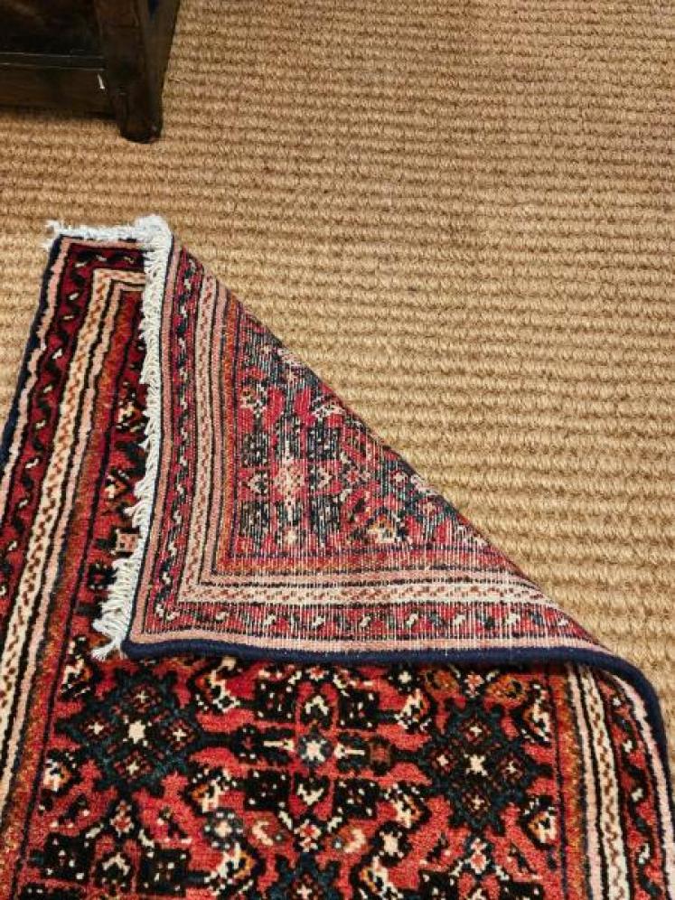 12 Foot Persian Pure Wool Runner Rug - Image 5