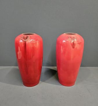 Pair of Moorcroft Liberty's Flaminian Ware Vases