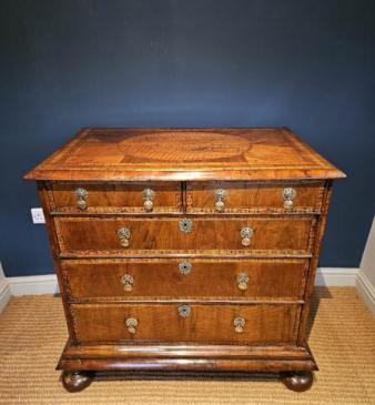 William & Mary Walnut Chest