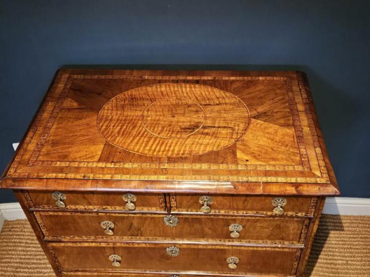 William & Mary Walnut Chest - Image 6