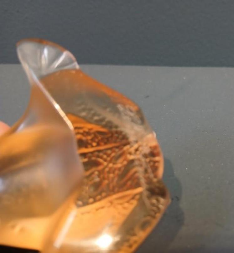 Lalique Gold Opalescent Leaping Frog - Image 6