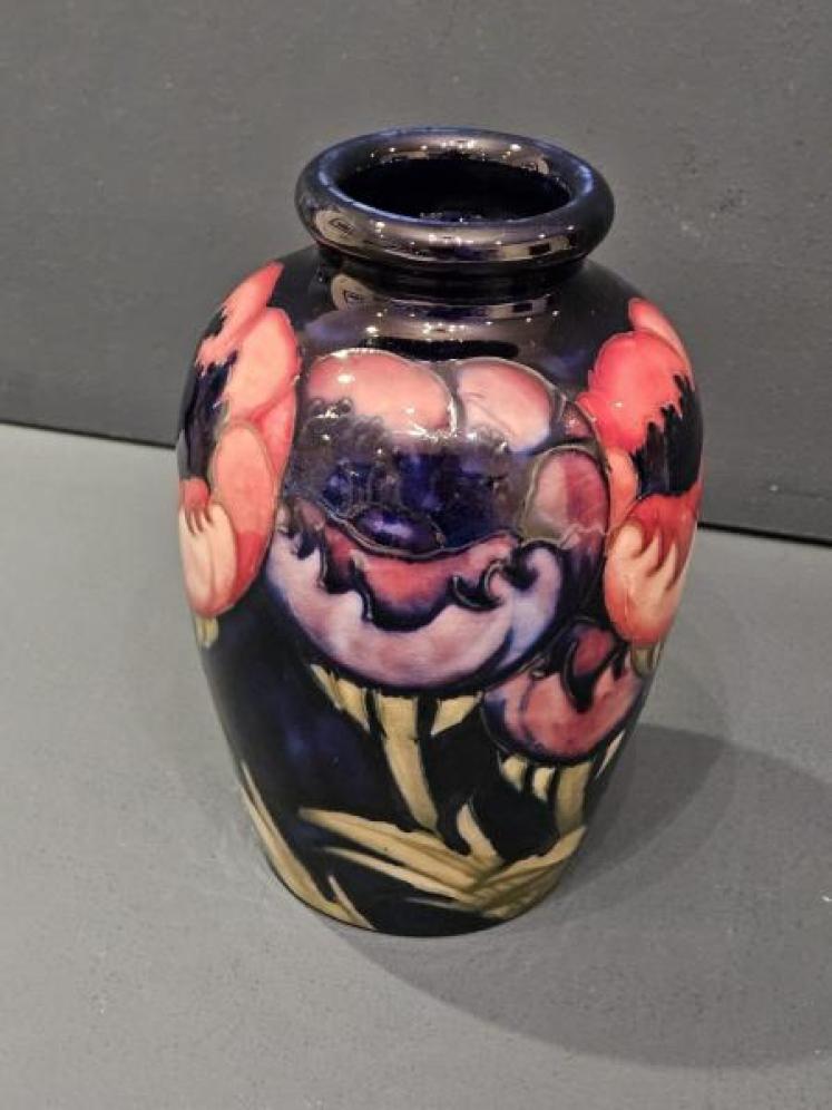 Superb Early Moorcroft Big Poppy Roll Neck Vase - Image 1