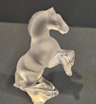 Lalique Opalescent Rearing Horse