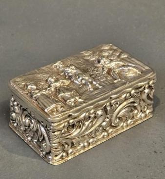 Fine Quality Edwardian Chester Silver Ring Box