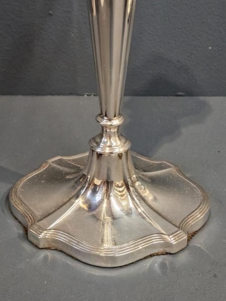Pair of Silver Candlesticks - Image 4