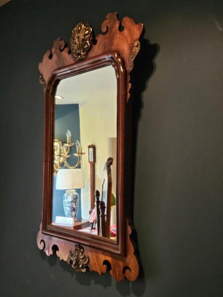 George III Mahogany Mirror - Image 2
