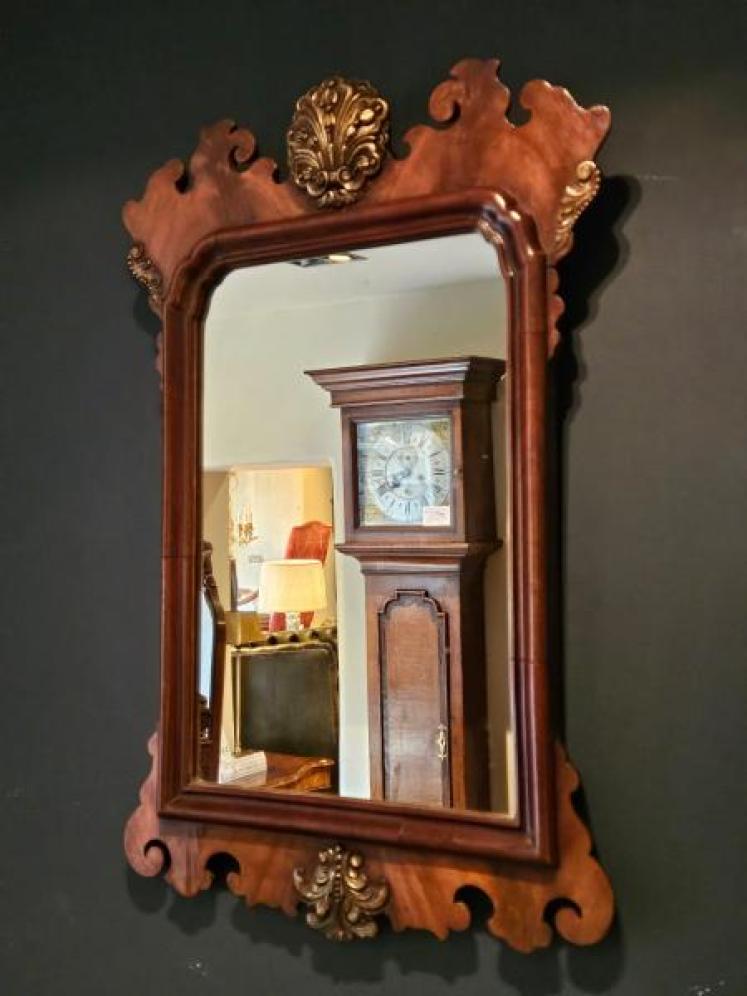 George III Mahogany Mirror - Image 3