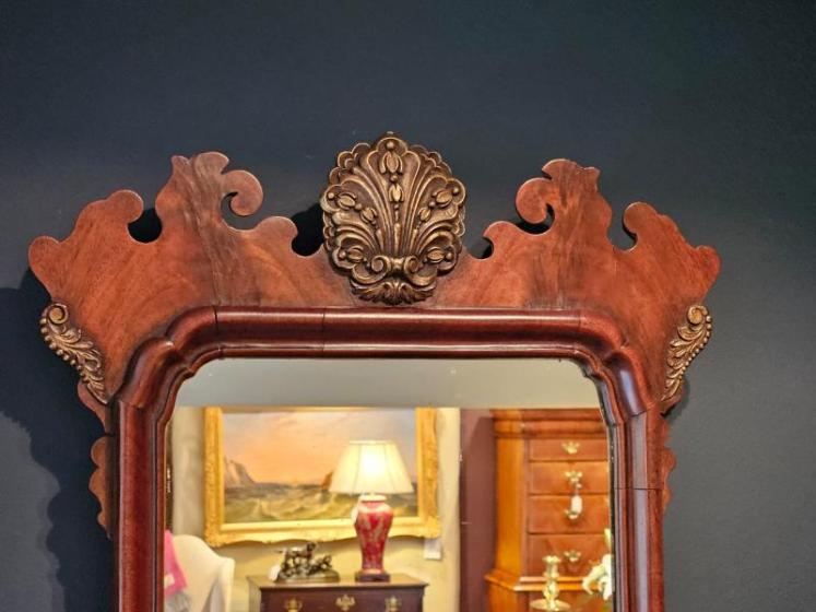 George III Mahogany Mirror - Image 4