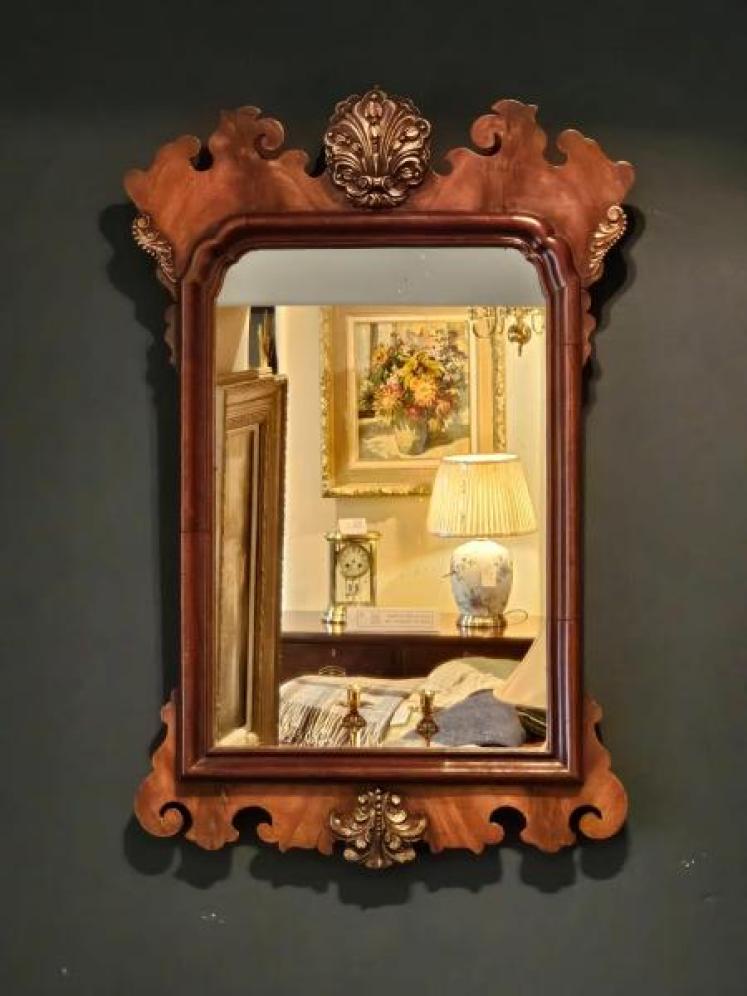 George III Mahogany Mirror - Image 7