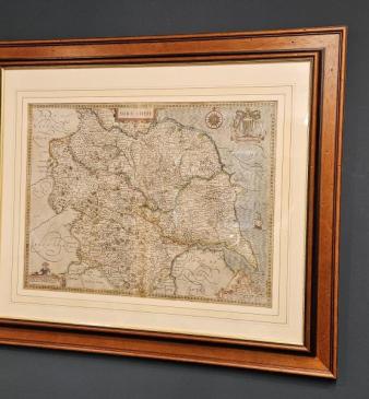 Early Speeds Map of Yorkshire