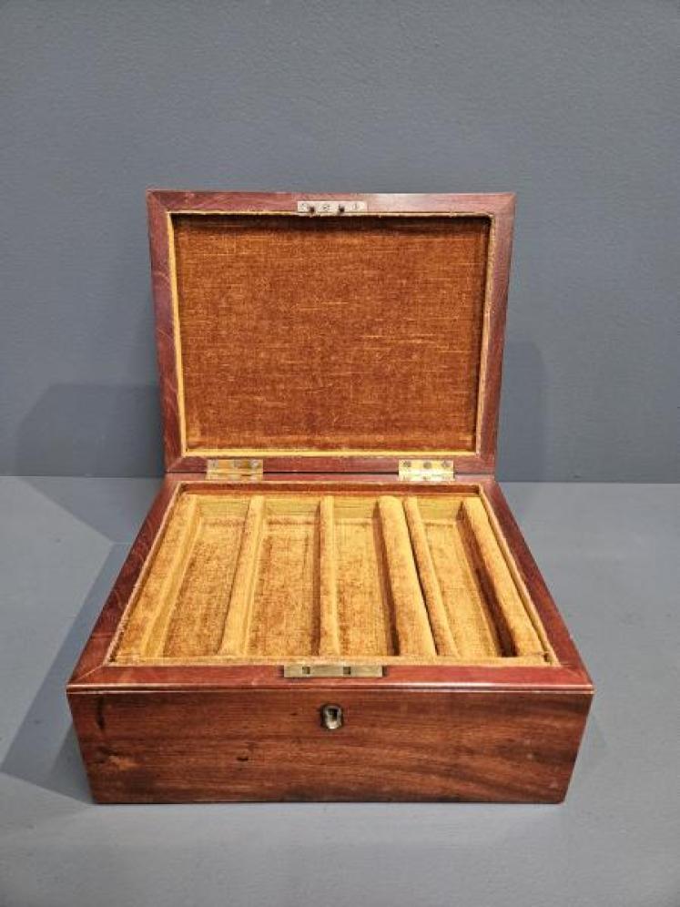 Regency Mahogany Jewellery Box - Image 2