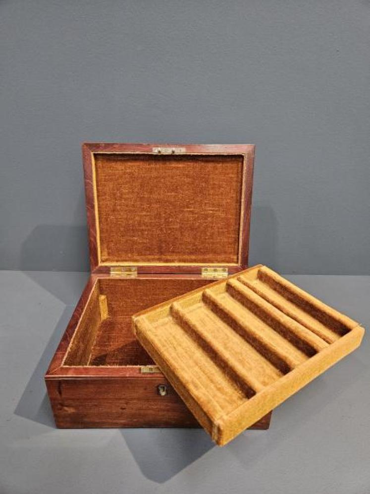 Regency Mahogany Jewellery Box - Image 3