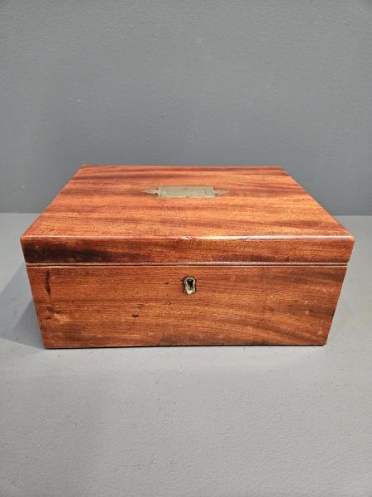 Regency Mahogany Jewellery Box - Image 5