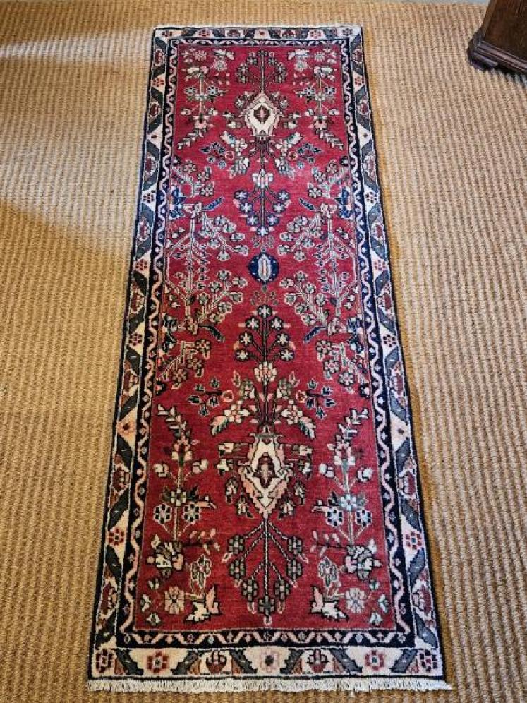 Persian 6' 9" Long Wool Runner - Image 1