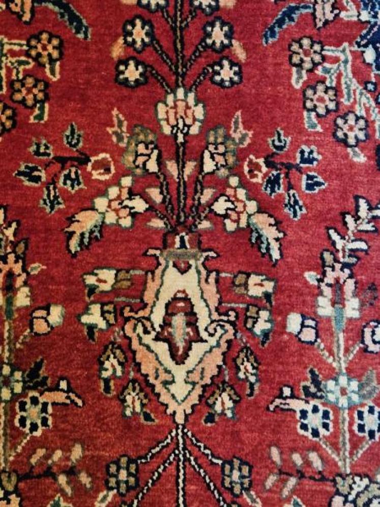 Persian 6' 9" Long Wool Runner - Image 2