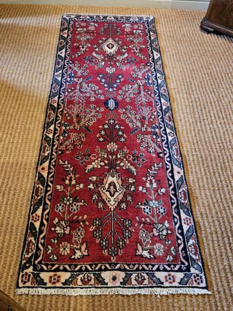 Persian 6' 9" Long Wool Runner - Image 3