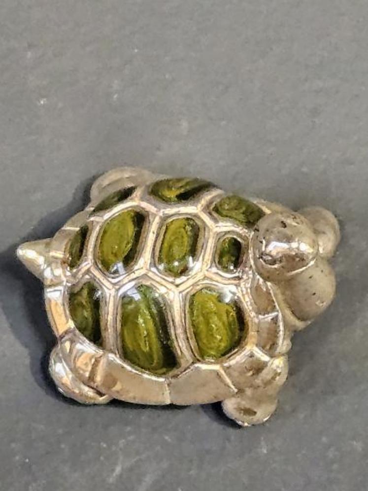 Silver and Enamel Turtle - Image 7