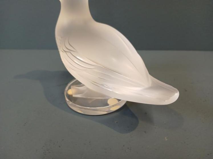 Large Lalique Opalescent Duck - Image 5