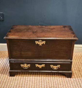 George II Oak Coffer Bach