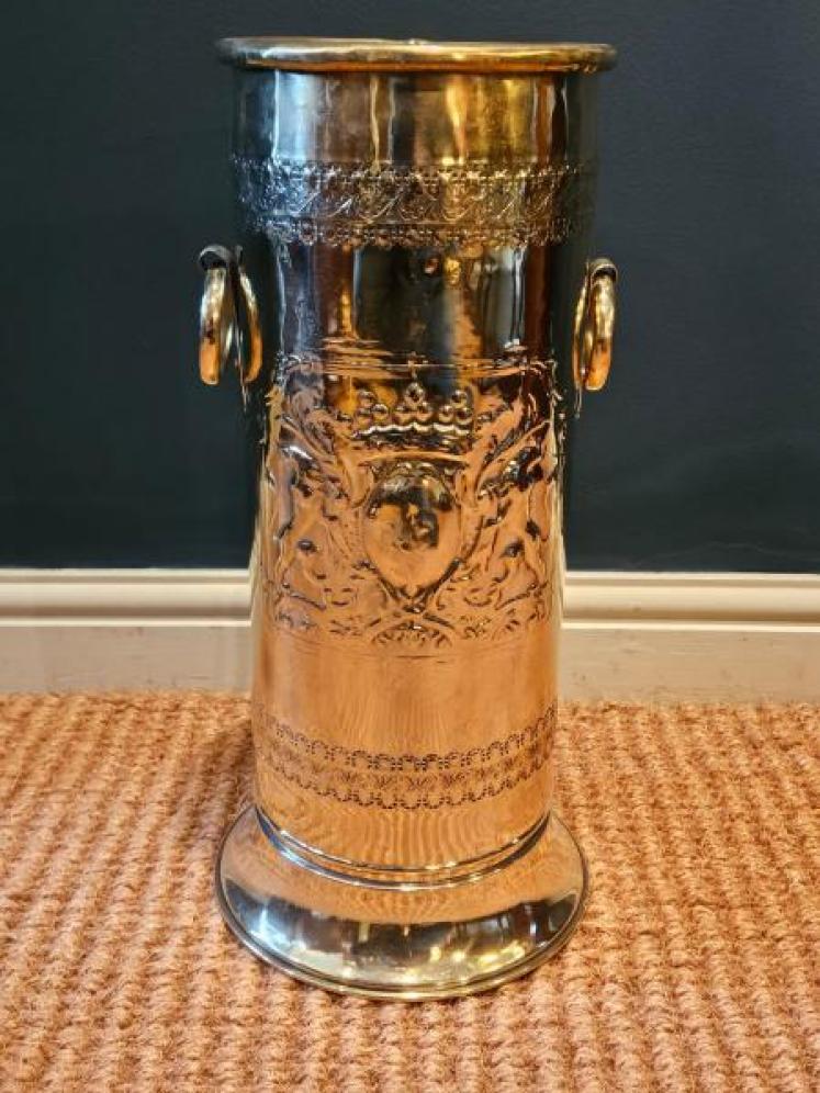 Edwardian Brass Stick Stand - Image 2
