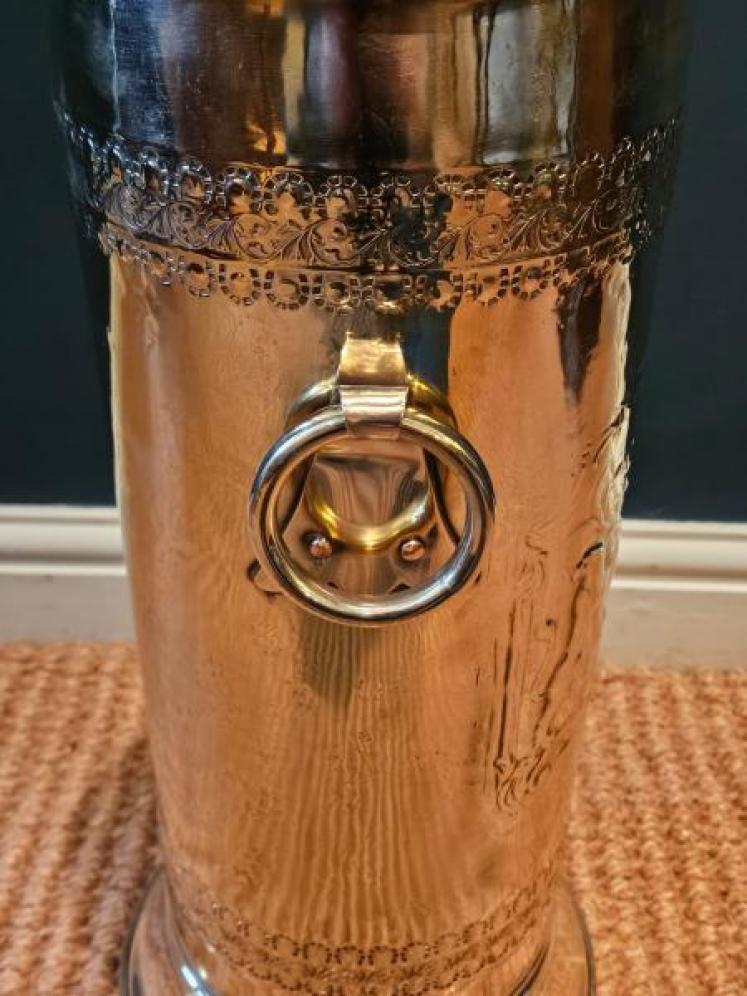 Edwardian Brass Stick Stand - Image 4