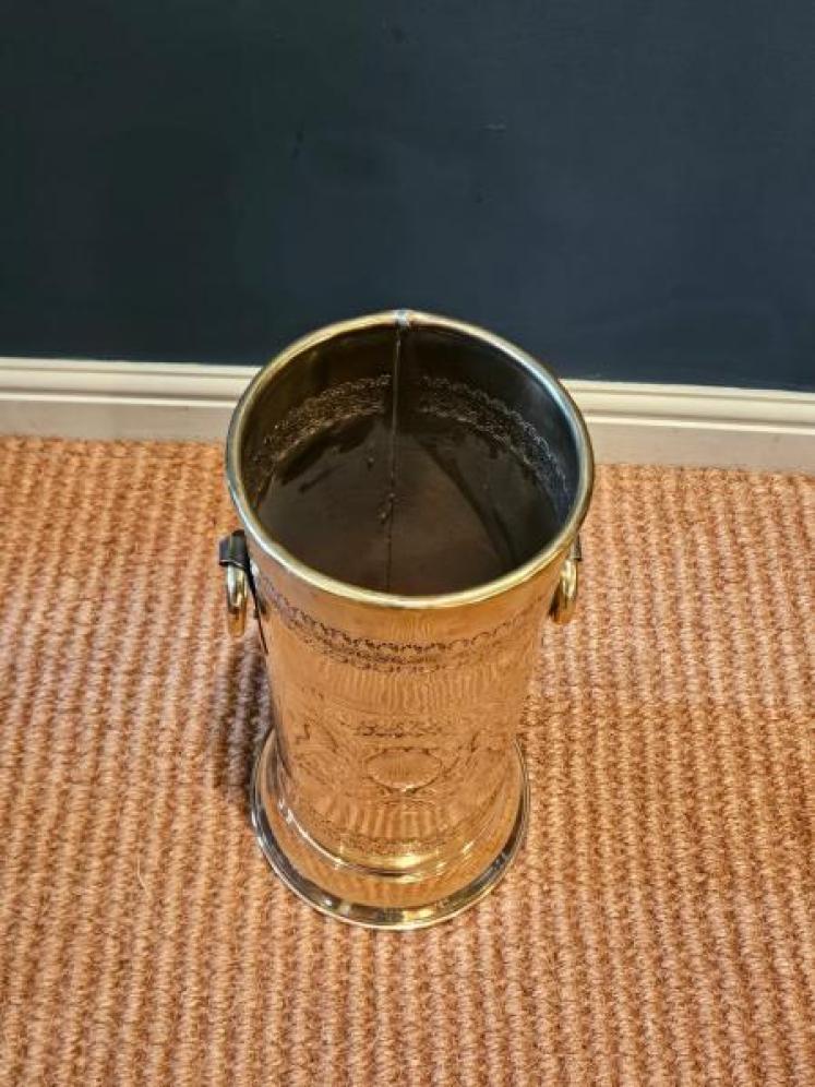 Edwardian Brass Stick Stand - Image 6