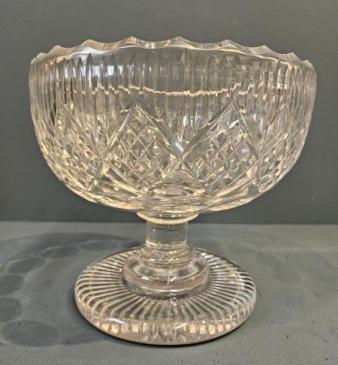 Victorian Cut Crystal Punch Bowl 