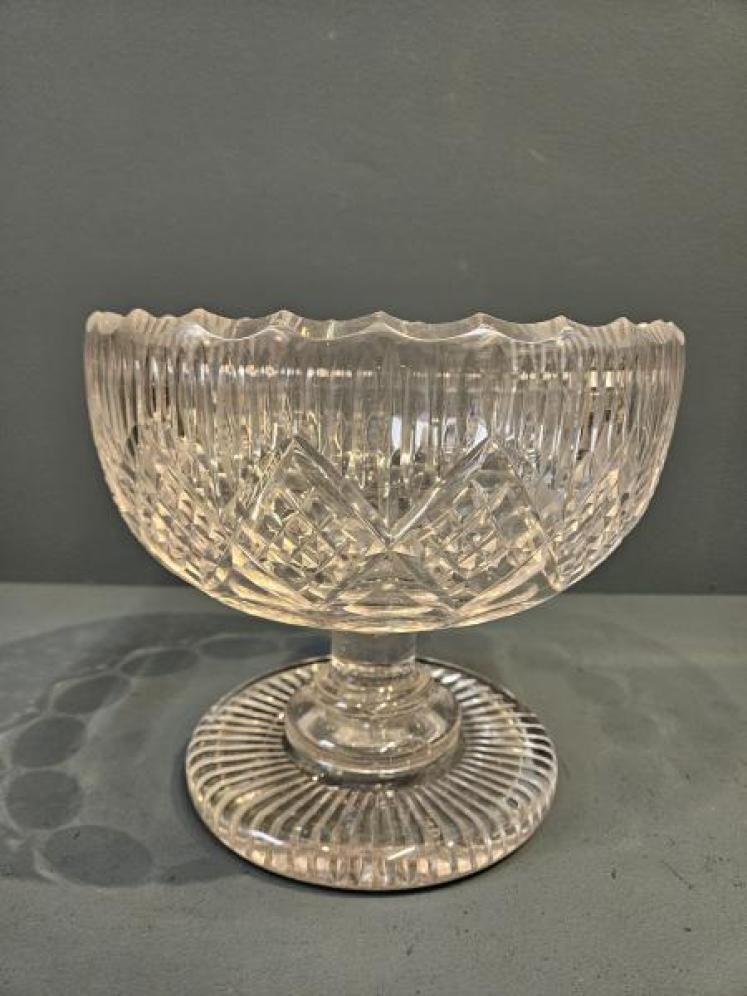 Victorian Cut Crystal Punch Bowl  - Image 4