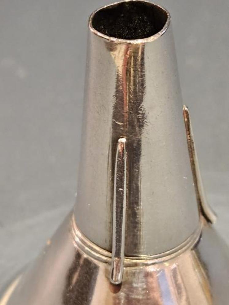 Rare Georgian Silver Decanter Funnel - Image 4