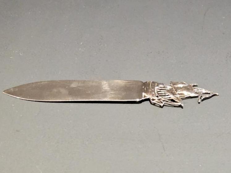 Large Silver Galleon Top Book Mark and Page Turner - Image 4