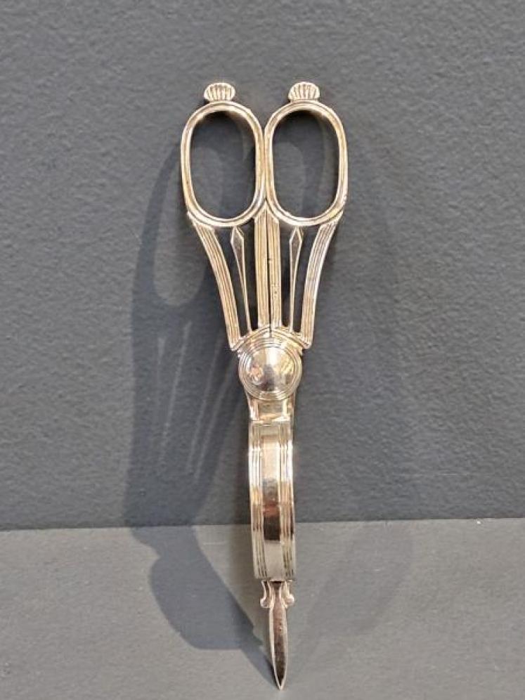 Georgian Silver Candle Snuffers or Wick Trimmers  - Image 1