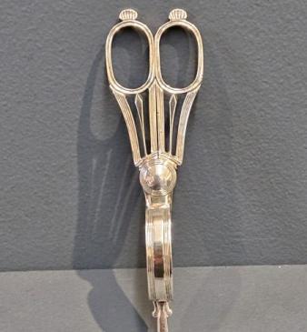 Georgian Silver Candle Snuffers or Wick Trimmers 