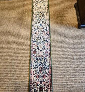 6' 7" Narrow Persian Pure Wool Runner Rug