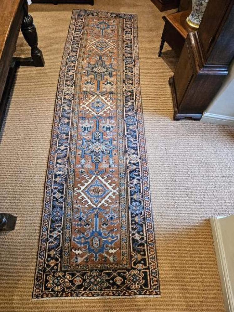 Superb 10' 6" Persian Wool Runner Rug  - Image 1