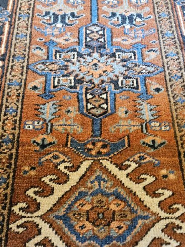 Superb 10' 6" Persian Wool Runner Rug  - Image 3