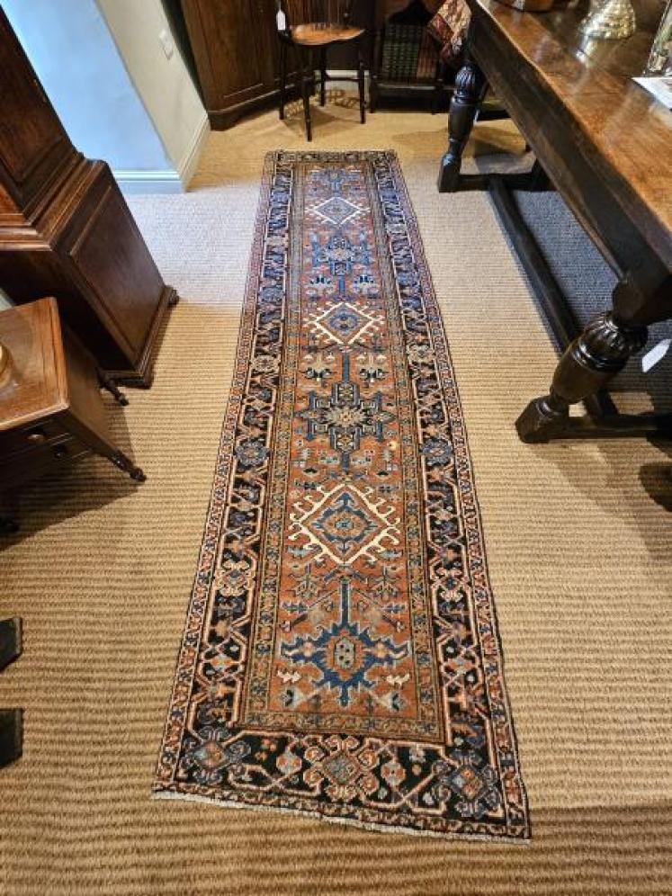 Superb 10' 6" Persian Wool Runner Rug  - Image 7
