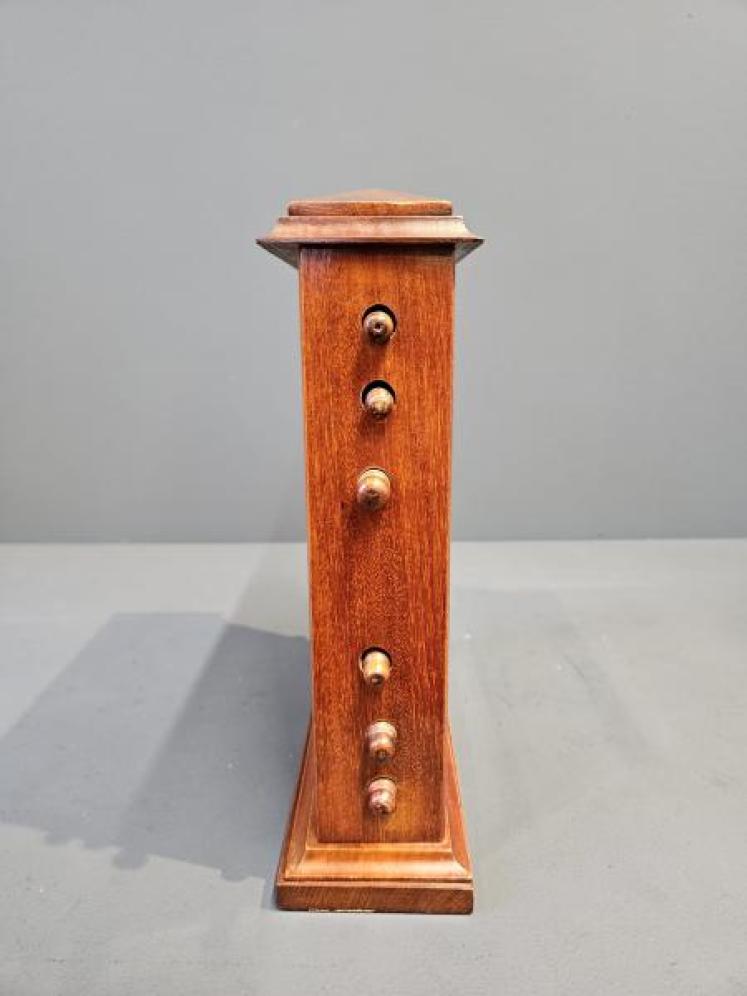 Large Edwardian Mahogany Perpetual Desk Calendar - Image 6