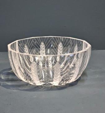 Superb Lalique Wheatsheaf Bowl