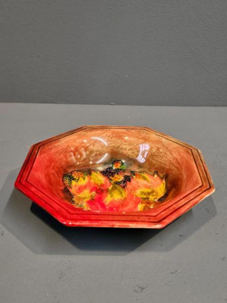 Moorcroft Leaf and Blackberries Flambe Bowl - Image 1