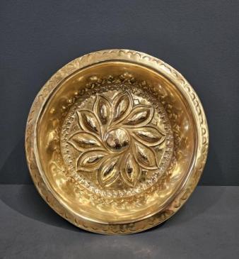 Superb 17th Century Alms Dish