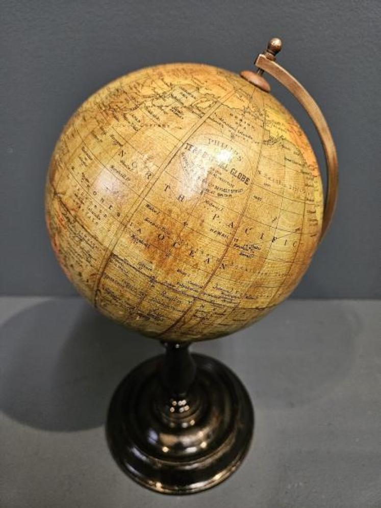 Philips 6" Papier Mache Globe  - Image 3