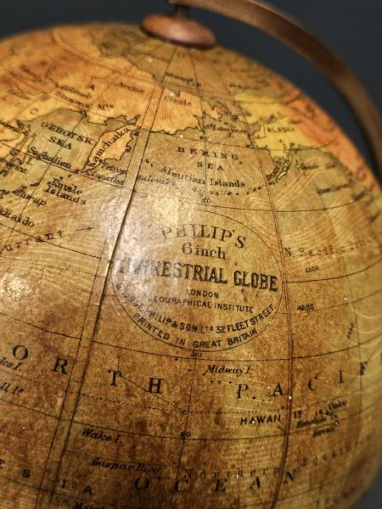 Philips 6" Papier Mache Globe  - Image 4